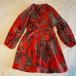 Banana Republic XS PETITE  FLORAL MINI DRESS, NWT